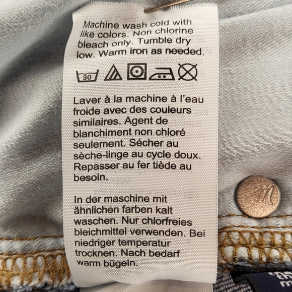 Madewell High-Rise Rough Hem Denim Shorts w Button Fly size 26 - Picture 9 of 12